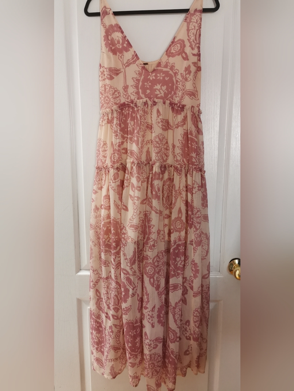 Free People In the Garden Julianna Maxi size M Rose - Picture 5 of 12